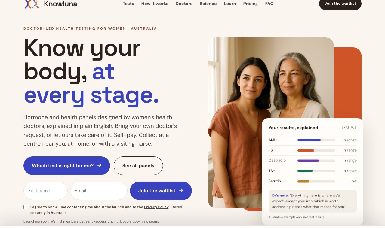 KnowLuna website